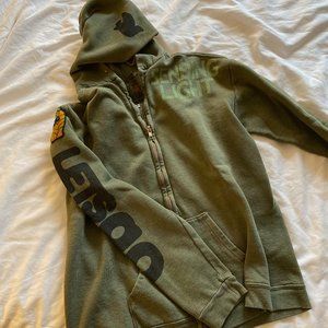 GREEN FREE CITY SENDING LIGHT HOODIE 3